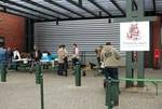AUCHAN-Center in Ungarn, Infostand